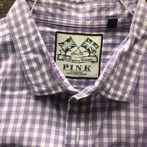 Purple and White Men’s Dress Shirt